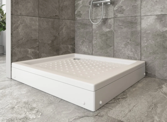 Душовий піддон Aquanil FRAME 100х100х15 см акриловий зі знімною передньою панеллю