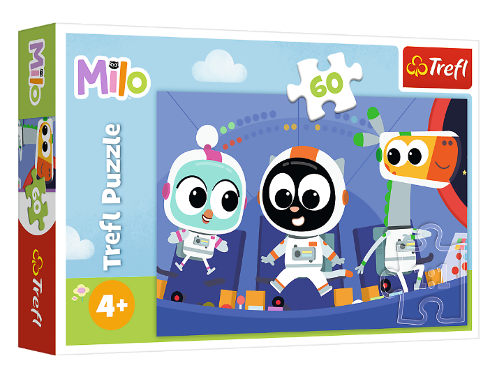 Пазли Знайомство з котиком. Milo (60 ел.) 17398 (Trefl)