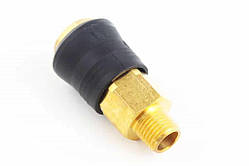 З'єднання швидкороз'ємне з зовнішньою різьбою 1/4" "Intertool" Italy patented
