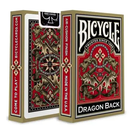Карти гральні | Bicycle Dragon Back gold уцінка, фото 1
