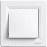 Кнопка Шнайдер Асфора біла EPH0770121, фото 4