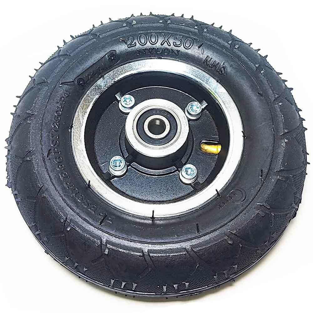 Колесо для електросамокатів 200х50 з чорним диском, фото 1