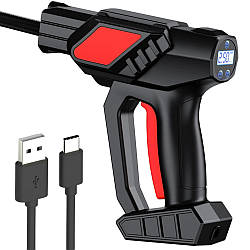 Автомобільний акумуляторний компресор від USB / Компресор автомобільний ручний / Насос автомобільний