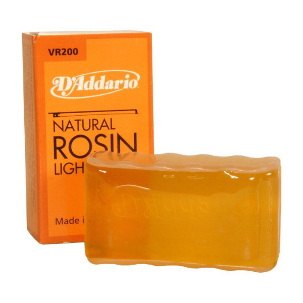 Каніфоль світлий D'ADDARIO VR200 Natural Rosin, для будь-яких типів смичків, у зручному пластиковому корпусі., фото 1