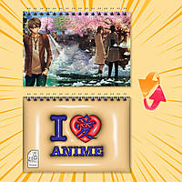 Блокнот А6 на пружині в клітинку 48 арк. 5 Centimeters Per Second / 5 сантиметрів за секунду 002