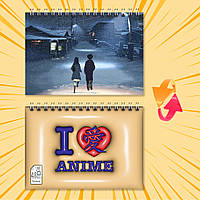 Блокнот А6 на пружині в клітинку 48 арк. 5 Centimeters Per Second / 5 сантиметрів за секунду 005