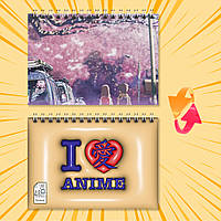 Блокнот А6 на пружині в клітинку 48 арк. 5 Centimeters Per Second / 5 сантиметрів за секунду 008