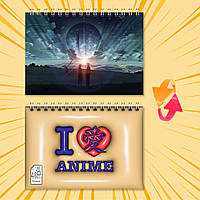 Блокнот А6 на пружині в клітинку 48 арк. 5 Centimeters Per Second / 5 сантиметрів за секунду 010