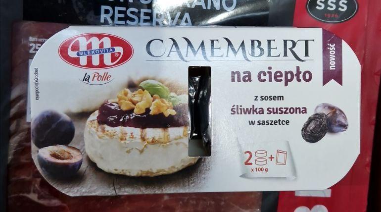 Сир камемберт зі сливовим соусом Mlekovita 200+30 г.