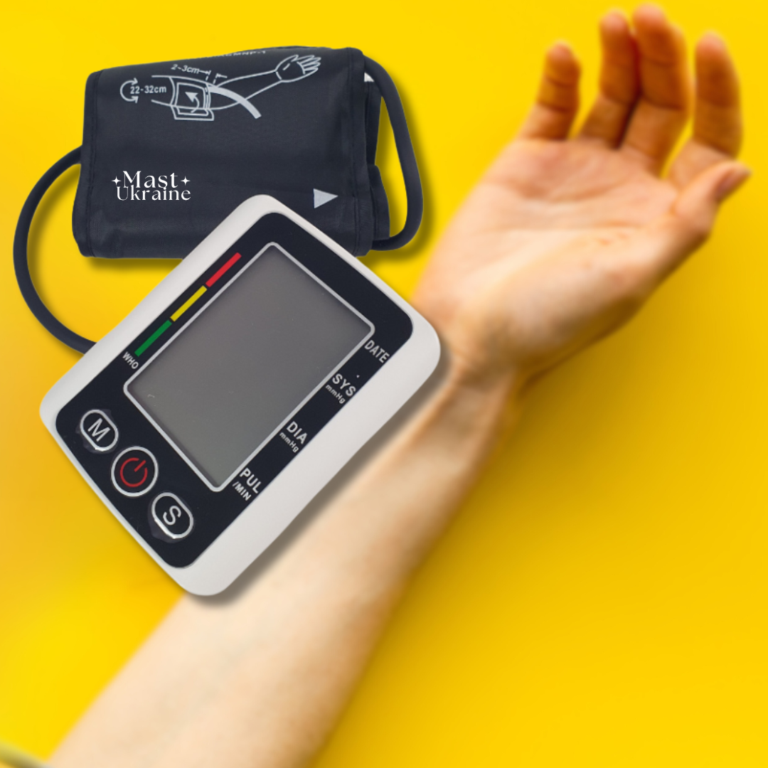 Електронний вимірювач тиску Electronic Blood Pressure Monitor, тонометр для вимірювання тиску TNM-210
