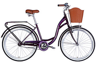 Велосипед ST 26" Dorozhnik AQUAMARINE BH рама-17" темно-фіолетовий 2025