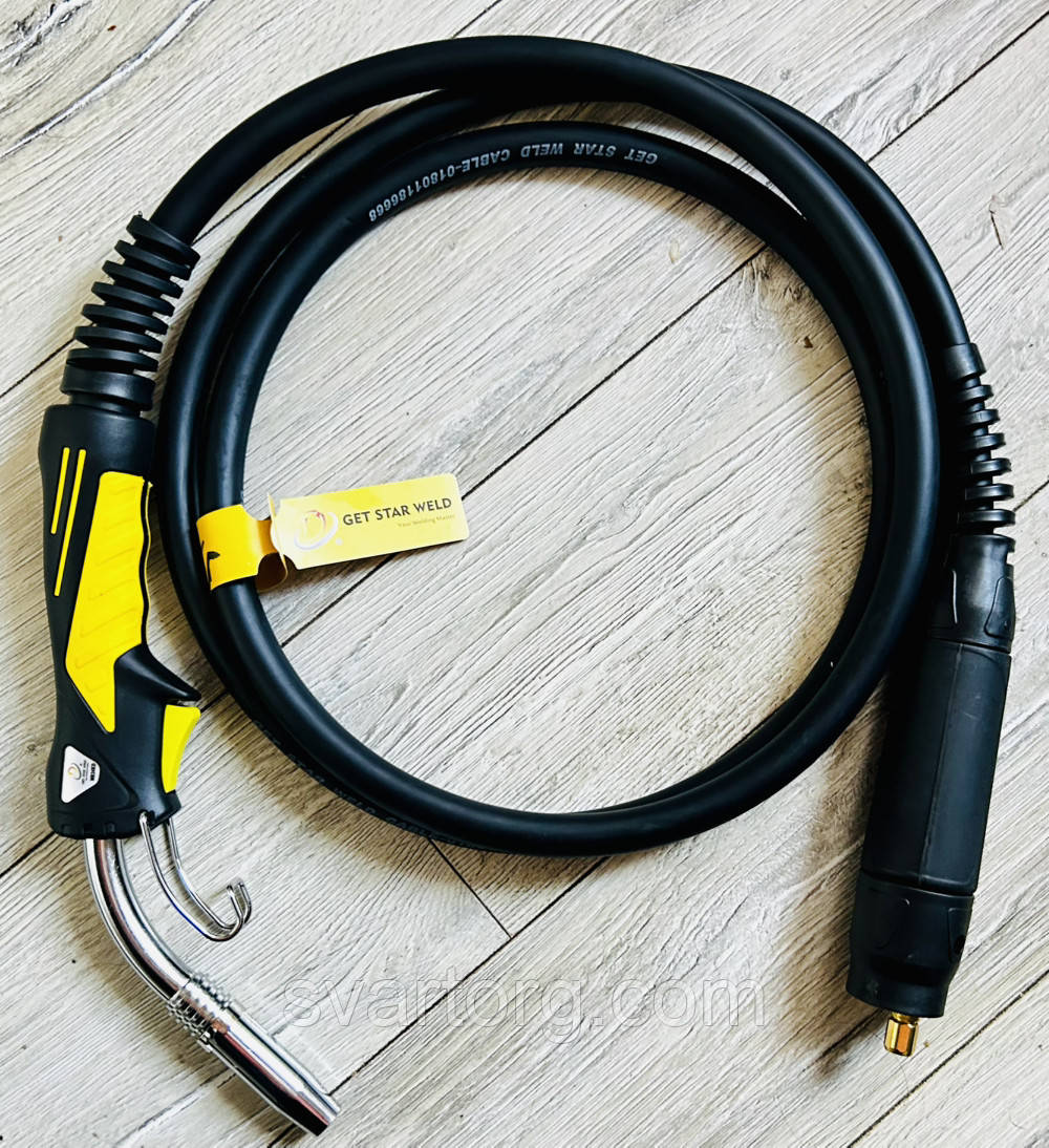 Пальник Рукав MB-24KD євро 3 метри GetStarWeld PRO 250А 0,8-1,2мм з гачком