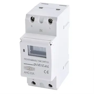 Реле часу на Din-рейку TOMZN AHC30А тижневе 1NO 220V