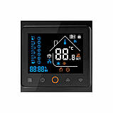 Термостат з WiFi керуванням Tervix для водяної/електрічної теплої підлоги, датчик 3 м, чорний (114130), фото 3