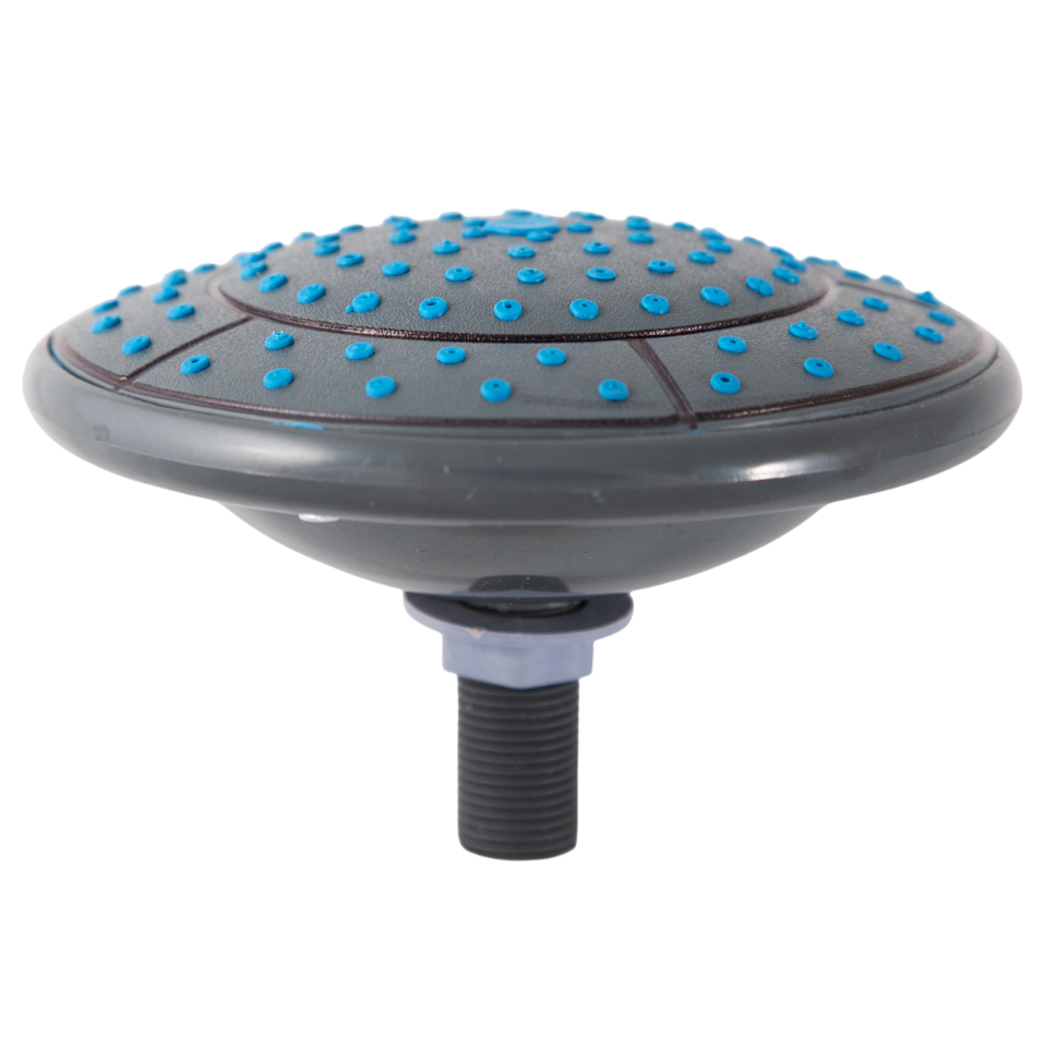 Лійка стельова для душу Ango AL-1602 130 х 150 мм кругла пластик, фото 1