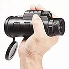 Монокуляр 40x60 з триногою та кліпсою для смартфону TELESCOPE KL-1040 / Монокль для телефону / Підзорна труба, фото 7