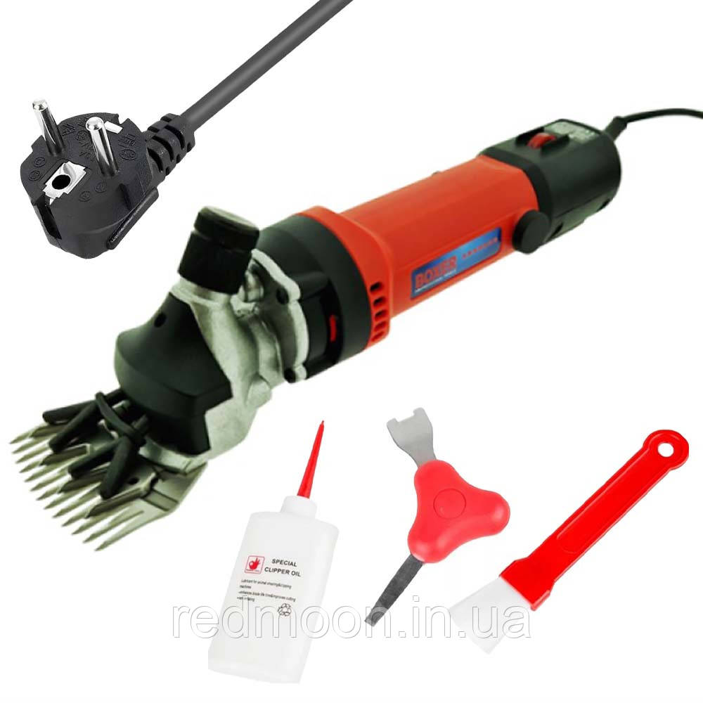 Електрична машинка для стрижки тварин 1050 Вт, BOXER BX-703 / Ручний тример для стрижки овець, фото 1