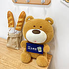 М'яка іграшка Ведмедик 30 см з табличкою кави / Плюшевий ведмедик / Іграшка обіймашка / Дитяча плюшева іграшка, фото 10