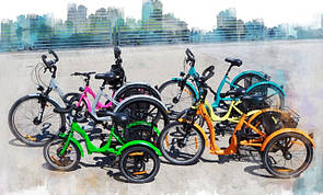 Нові Реабілітаційні Триколісні велосипеди для дітей та молоді з ДЦП