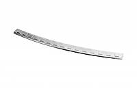 Audi A4 B8 (2007-2015) - Накладка на задній бампер з нержавіючої сталі, Накладка на бампер A4 B8