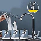 Насадка на кран з поворотом 360°, 3 режими, Water tap / Кухонний змішувач / Аератор на кран, фото 9