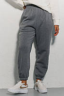 Штани Arjen жіночі джогери трикотаж фліс кишені 42/44 сірі