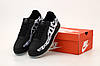 Чоловічі кросівки Nike Air Force 1 '07 QS Black Skeleton Чорні Взуття Найк Аір Форс 1 '07 Лов шкіра текстиль демісезон, фото 9