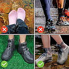 Бахіли від дощу (розмір 34-35), Коричневий / Водонепроникні чохли для взуття / Бахіли на взуття від дощу, фото 2