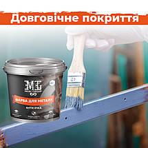 Епоксидна фарба для метал графіт 1 кг, фото 5