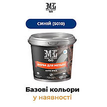 Епоксидна фарба для металу синя 1 кг, фото 3