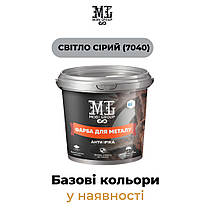 Епоксидна фарба для металу світло-сіра  4.5 кг, фото 3