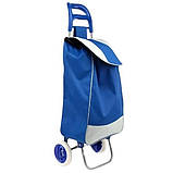 Сумка на коліщатках для покупок Trolley small Синя, фото 3