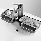 Силіконовий килимок для мийки 45,5х16х4,5см Drain pan / Килимок для раковини / Зливний килимок для змішувача, фото 4
