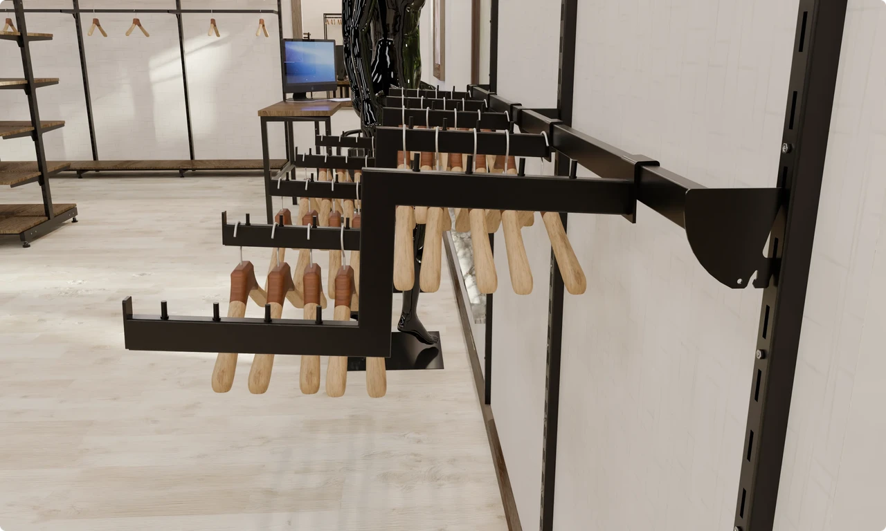 Візуалізація установки обладнання для магазину Візуалізація установки обладнання для магазину