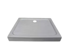 Душовий піддон SunStar 90х90х12 см акриловий квадратний на ніжках із сифоном у комплекті, фото 2