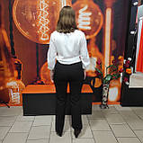 Брюки жіночі класичні звужені 48 чорні, фото 4