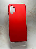 Чохол для Samsung Galaxy A23 2022 (A235F) із мікрофіброю оригінальний Silicone Case червоний протиударний