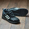 Чоловічі шкіряні кросівки демісезонні чорні з натуральної шкіри для чоловіків на весну осінь, розмір 40 41 42 43 44 45, фото 2