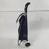 Господарська кравчучка на колесах, складана сумка-візок об'ємом 30 літрів TLH-200-Black, фото 8