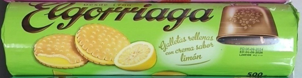 Печиво Elgorriaga 500 г. Limon