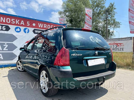 Фаркоп Peugeot 307 SW 2002-2008 (Пежо 307 універсал) без підрізу бампера, фото 1