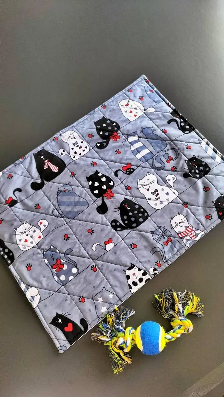 Пелюшка багаторазова для тварин S 30x45 см Ля-мур сіра, фото 1