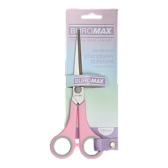 Ножиці, 170 мм, круглі ручки, з гумовими вставками  BM.4504