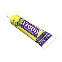 Силіконовий клей Mechanic T7000 50 мл чорний, у тюбику з дозатором