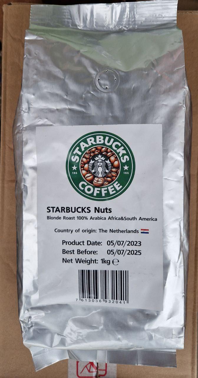 Кава зерно Starbucks Nuts1 кг.