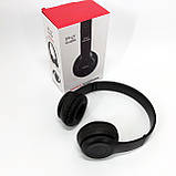 Бездротові навушники Bluetooth Wireless Headset P47 Black Гарнітура для ПК, телефону OD-224 з мікрофоном, фото 6
