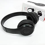 Бездротові навушники Bluetooth Wireless Headset P47 Black Гарнітура для ПК, телефону OD-224 з мікрофоном, фото 8
