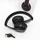 Бездротові навушники Bluetooth Wireless Headset P47 Black Гарнітура для ПК, телефону OD-224 з мікрофоном, фото 11