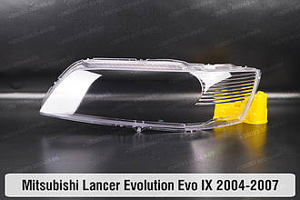 Скло фари Mitsubishi Lancer Evolution Evo IX (2004-2007) ліве