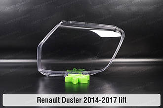 Скло фари Renault Duster (2014-2017) рест ліве